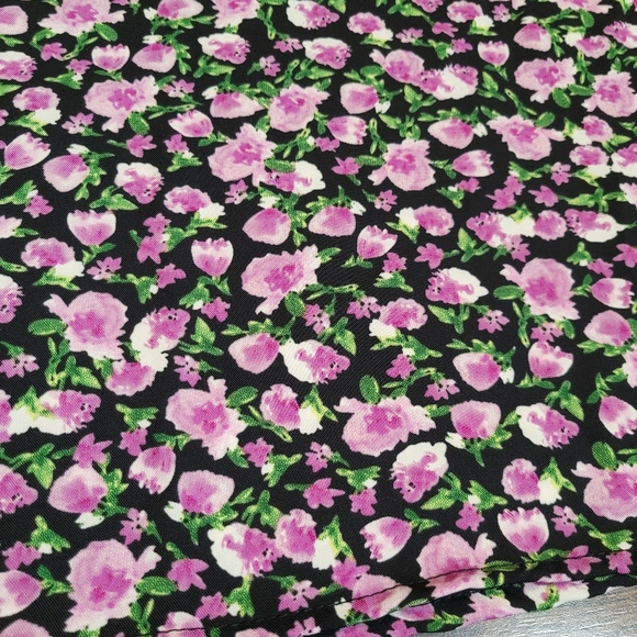 Zara NEW Purple Floral Pattern Sleeveless Causal Thick Straps Lightweight Top - Picture 6 of 16